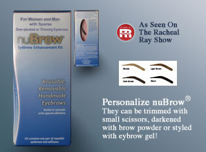 False Eyebrows for Mannequins from Nubrow