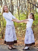 The Modest Mom maternity and nursing clothing and women's regular long skirts
