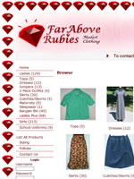 Far Above Rubies clothing with traditional, basic styling