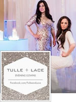 Tulle and Lace formal modest gown rental shop in New York City
