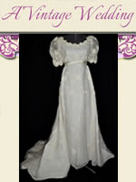 A Vintage Wedding retro gowns