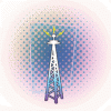 Cell phone tower graphic